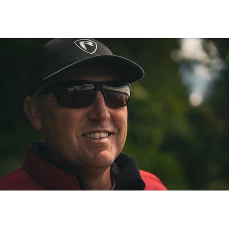 Polarizing Glasses Fox Rage Matt Black Wrap Brown Lens