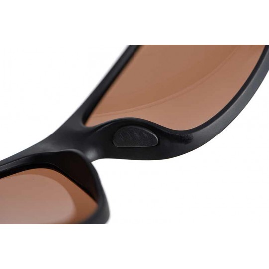 Lunettes Polarisantes Fox Rage Matt Black Wrap Brown Lens