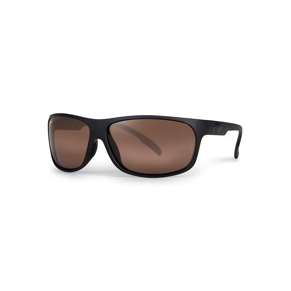 Lunettes Polarisantes Fox Rage Matt Black Wrap Brown Lens