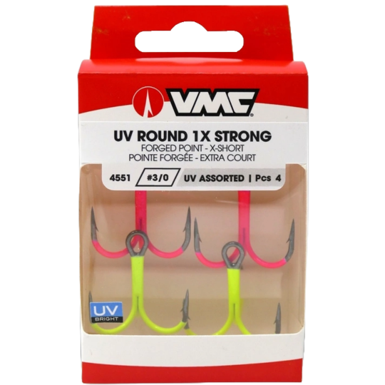 Anzuelo Triple VMC 4551 UV Surtido X Fuerte