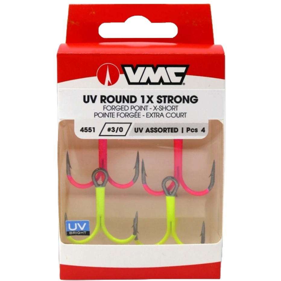 Haken Dreifach VMC 4551 UV Sortiert X Stark