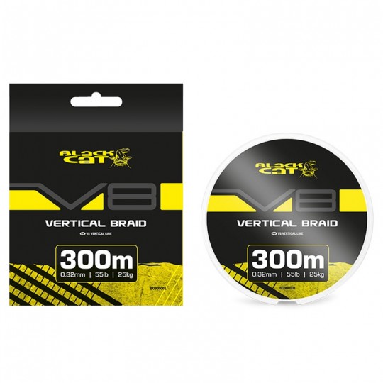 Tresse Black Cat V8 Vertical Braid 300m