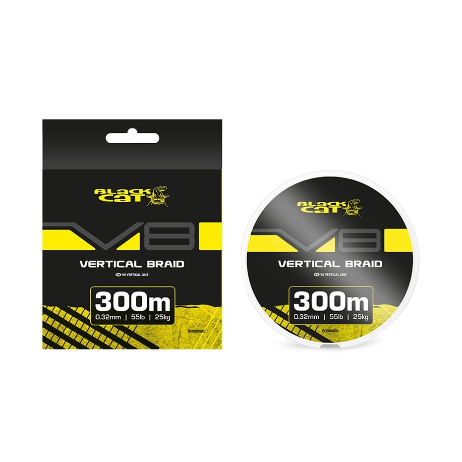 Tresse Black Cat V8 Vertical Braid 300m