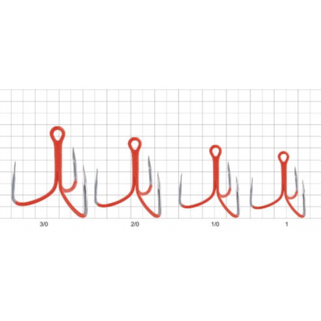 Haken Dreifach BKK BT803 Orange Glow