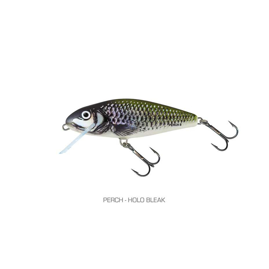 Señuelo Duro Salmo Perca Flotante 8cm