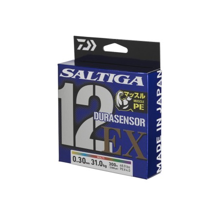 Geflochtene Angelschnur Daiwa Saltiga 12 Ex DuraSensor 300m