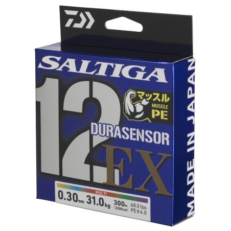 Geflochtene Angelschnur Daiwa Saltiga 12 Ex DuraSensor 400m