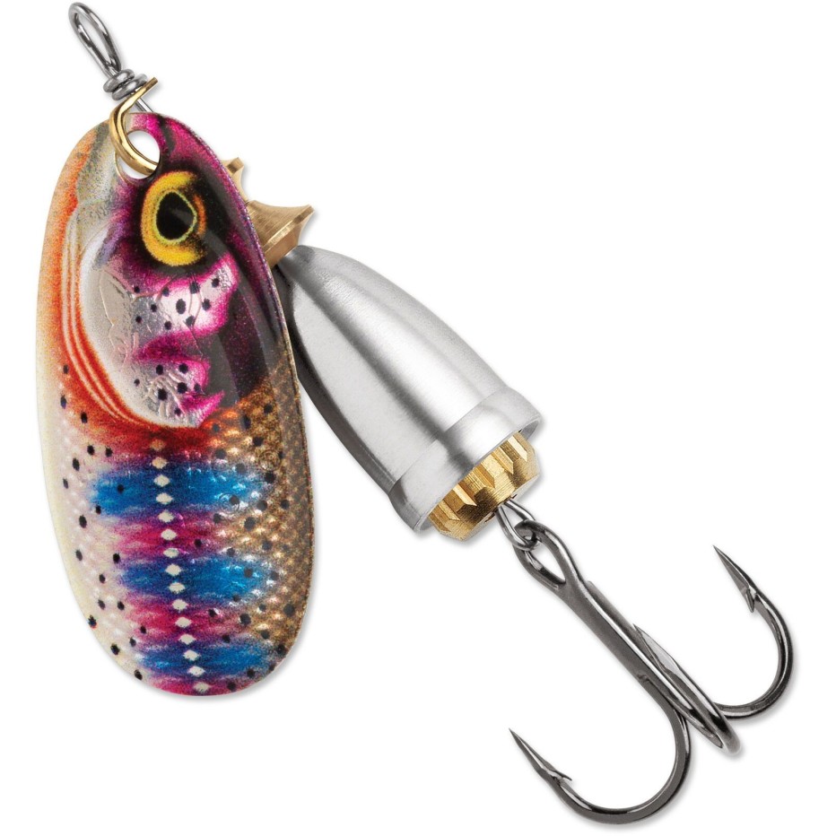 Blue Rotating Spoon Fox Vibrax Gilded