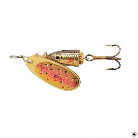 Blinker Forelle vibrax blue fox Shad - Angeln der Forelle
