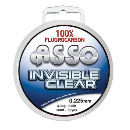 Fluorocarbono Asso Invisible Clear 30m - Carrete - Economy