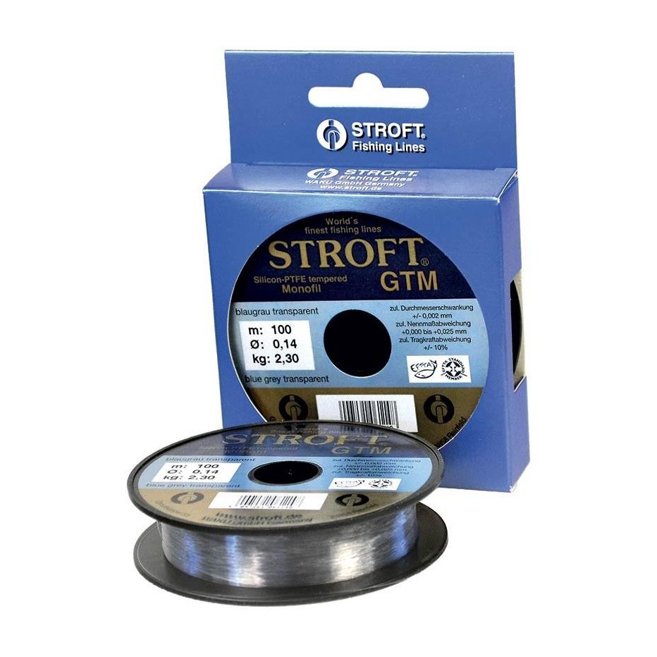 Nylon Stroft GTM Transparent Blue Grey 50m