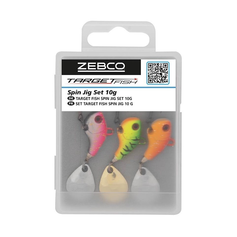 Zebco Target Fish Spin Jig Set Lure Kit