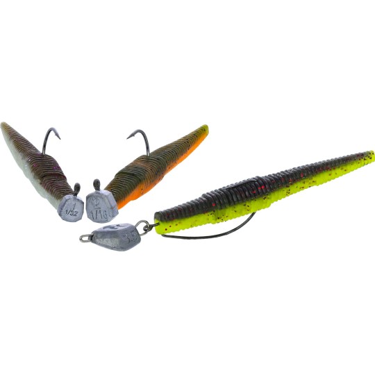 Kit Leurres Souples Westin Ned Worm Slim RNR 5,5cm