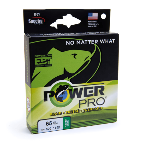 Geflochtene Angelschnur Power Pro Moss Green 455m