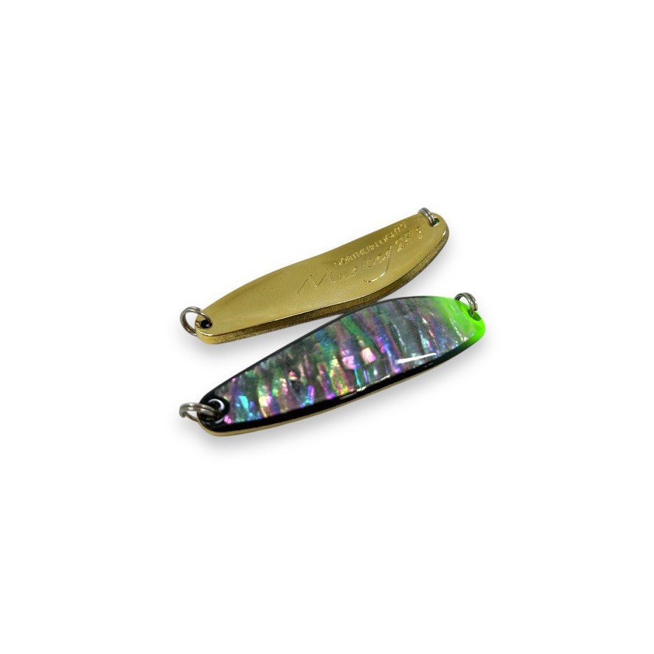 Northern Lights Muskeg Shell Wavy Spoon 15.8g