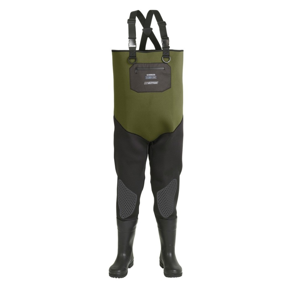 Waders Garbolino Hydratek Neo Addiction - Suelas dentadas
