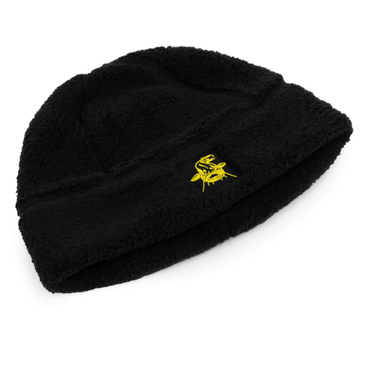 Mütze Black Cat Fleece Beanie - Warm & Atmungsaktiv für Angeln