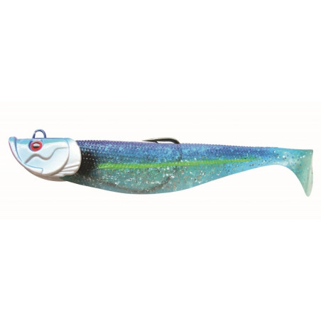 Señuelo Flashmer Blue Shad 12cm - Montaje tejano