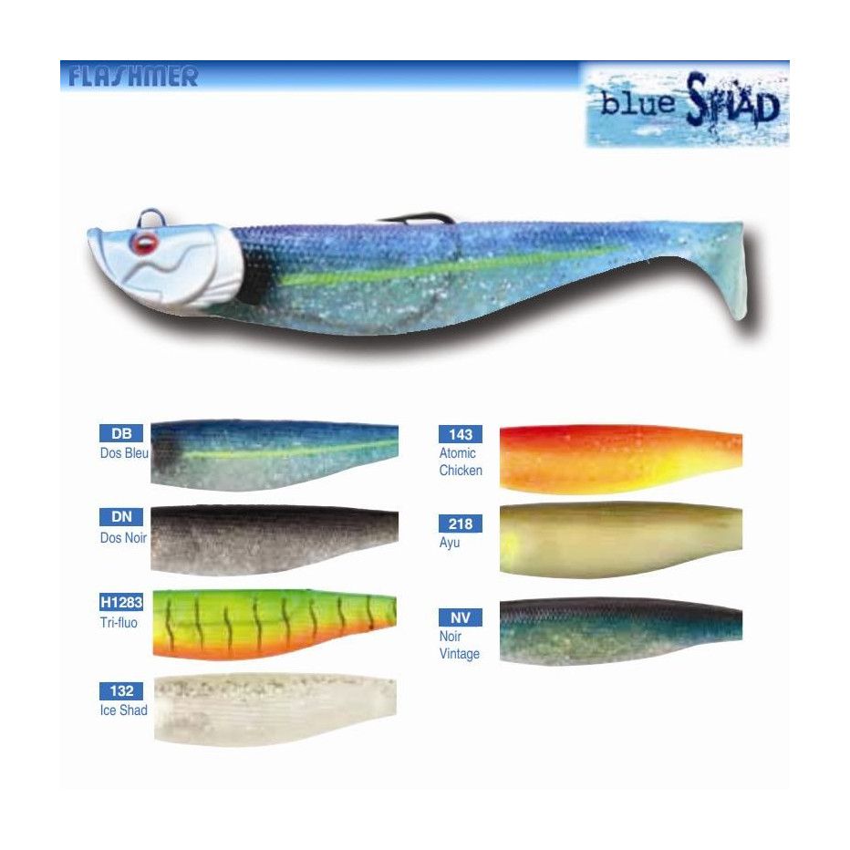 Señuelo Flashmer Blue Shad 12cm
