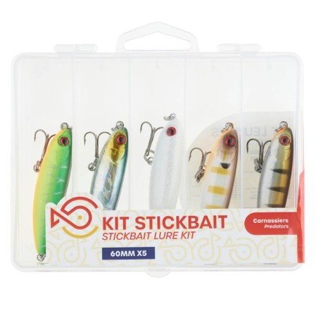 SRT Stickbait Kit | Surface Swimming Fish for Predator Fish