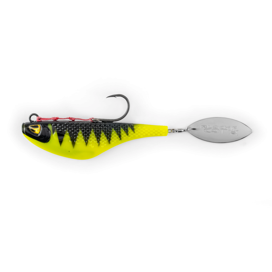 Tail Spinner Black Cat Mad Flash Spin Tail 14cm