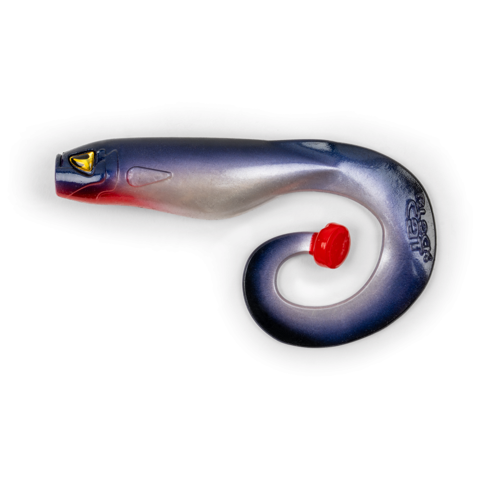 Leurre Souple Black Cat Mega Curl Tail 22cm