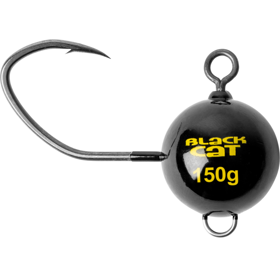 Jig Head Black Cat Mega Black Fireball