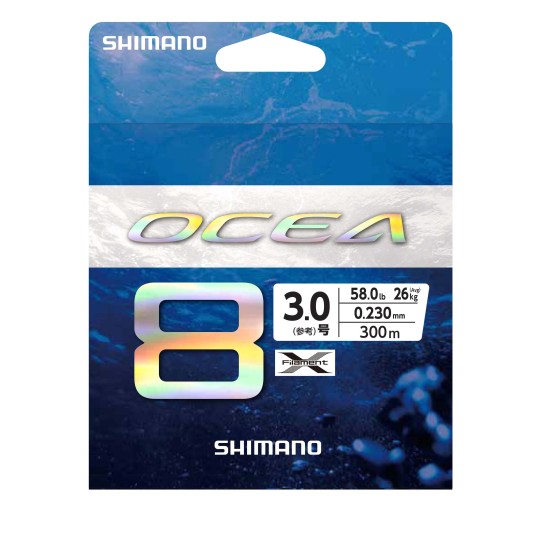 Shimano Ocea 8 Ocean Braid 400m - Hilo Trenzado alta mar