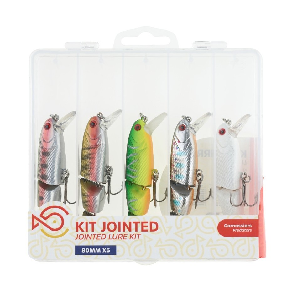 Kit Poissons Nageurs SRT Jointed Suspending 8cm - 5 leurres