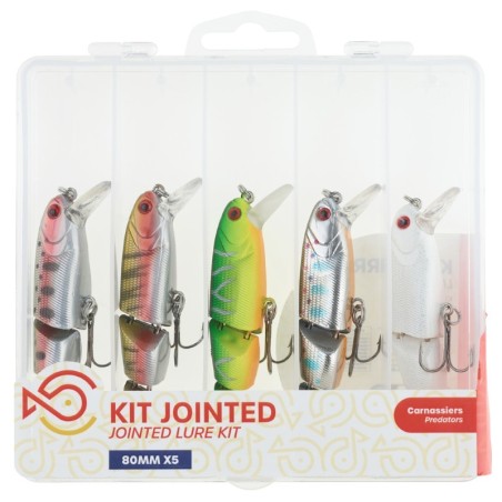 Kit de Señuelos de Pesca SRT Articulados Flotantes de 8cm - 5 señuelos