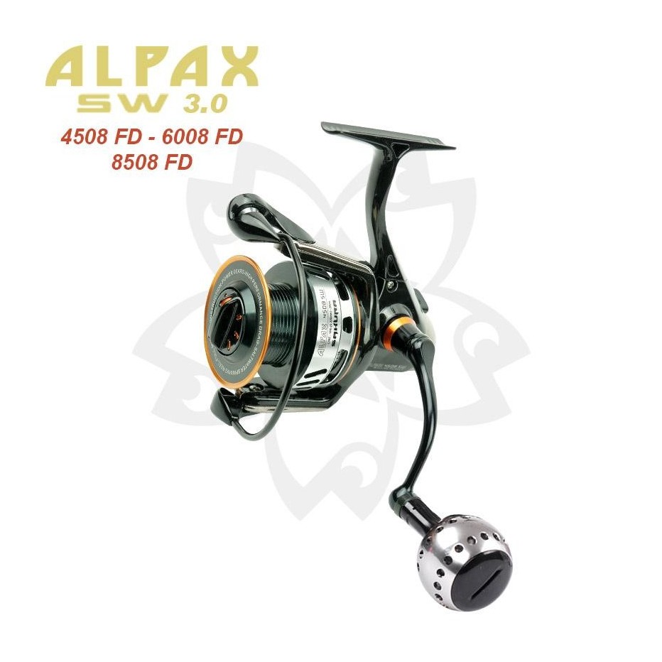 Moulinet spinning mer Alpax SW 3.0 – Fiable, anti-corrosion