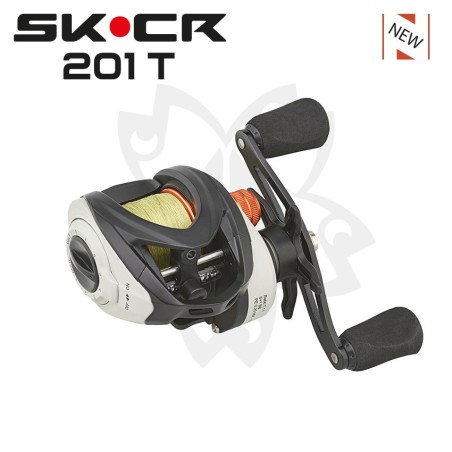 Baitcast Rollen Sakura SK-CR + Geflochtene Angelschnur — Leistung & Flüssigkeit