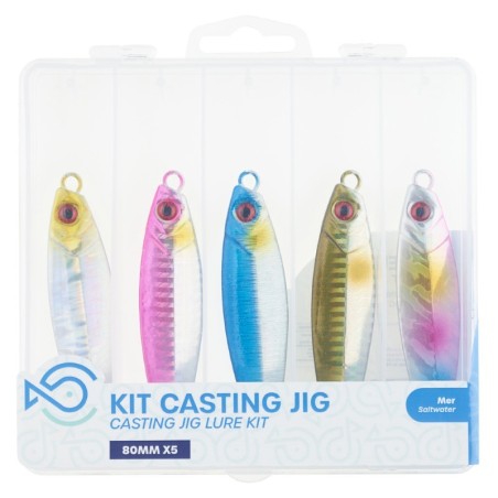SRT Casting Jig Kit - 5 jigs for sea bass and mackerel