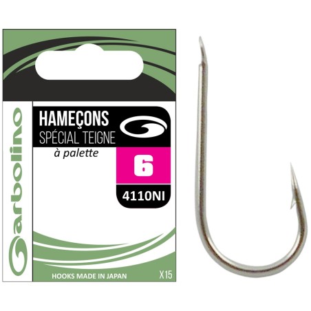 Palette hook Garbolino Streamline Trout 4110 NI - 15 pcs