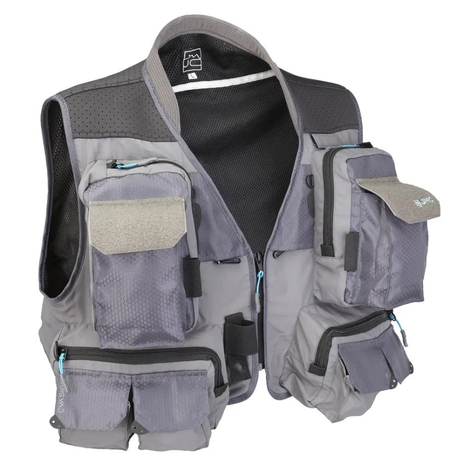 Gilet de Pêche JMC Evasion – Wading, Rangement et Confort Optimal
