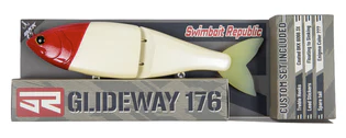 Poisson Nageur Swimbait Republic Glideway 17,6cm : Coloris Swimbait Républic - OG Read Head, Poids - 80,5g, Taille - 17,6cm