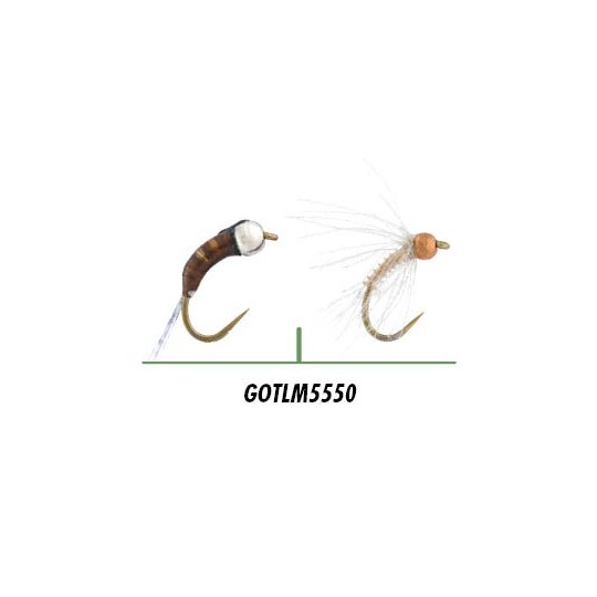 Nymph Assembly Garbolino x2 - Ready to fish for trout