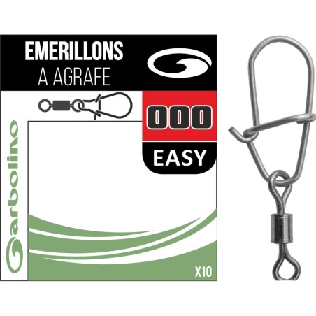 Garbolino Streamline Micro Swivels + Easy Clip - Trout