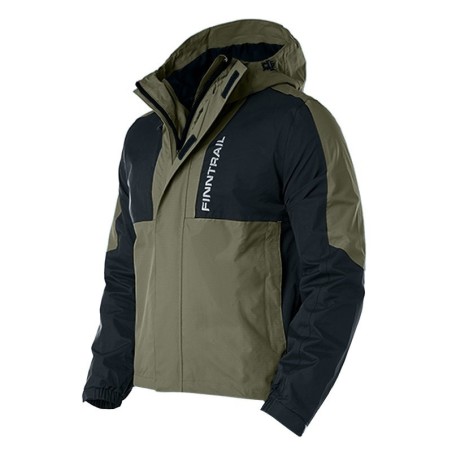 Veste Imperméable Finntrail LightSuit Khaki
