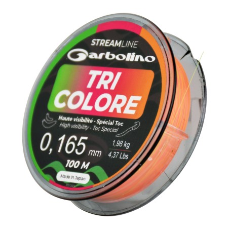 Nylon Thread Garbolino Streamline Toc Tri-Color - 100m