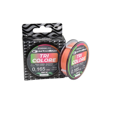 Hilo Nylon Garbolino Streamline Toc Tri-Color - 100m
