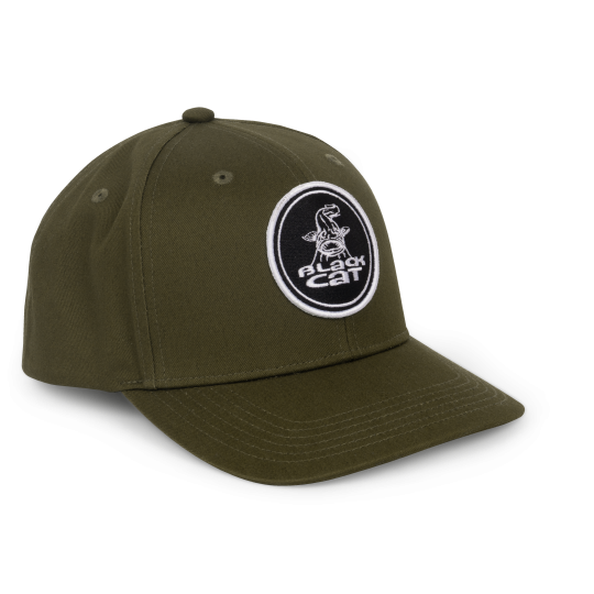 Casquette Black Cat Green Flat Peak Cap