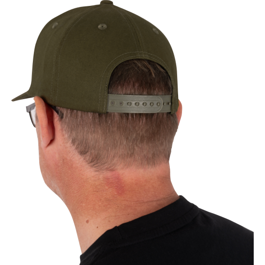 Casquette Black Cat Green Flat Peak Cap