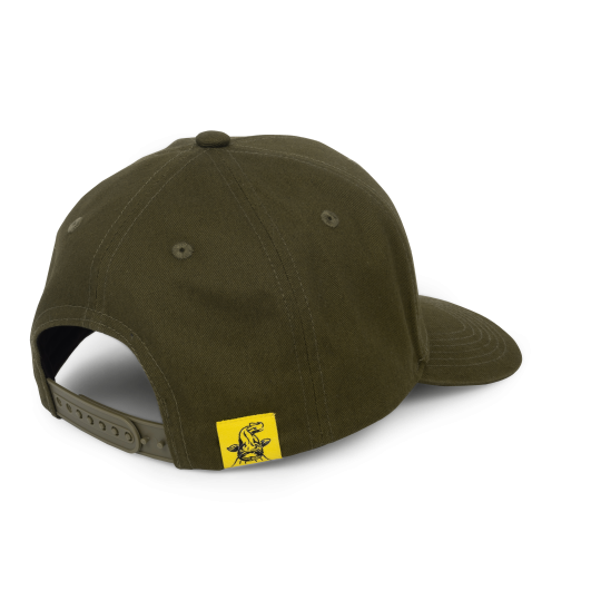 Casquette Black Cat Green Flat Peak Cap