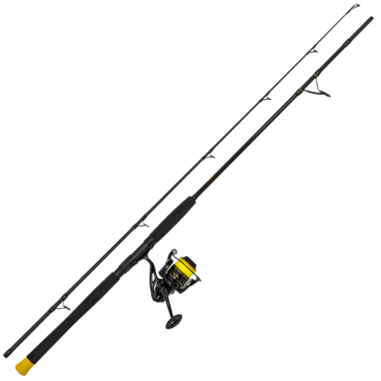 Spinning Combo Black Cat Hard Core - Catfish