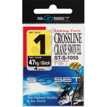 Rotating swivel Sunset Crossline St-S-1055 - For strong fishing
