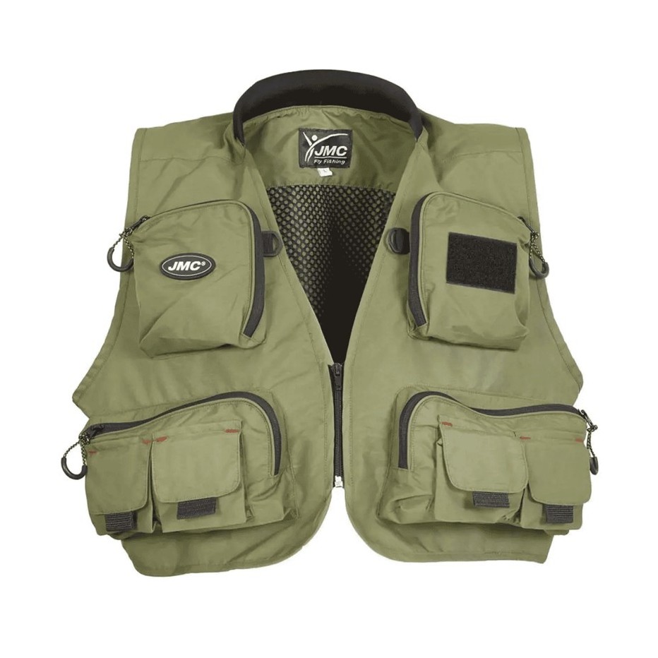Gilet de Pêche JMC Diplomat V2 Olive