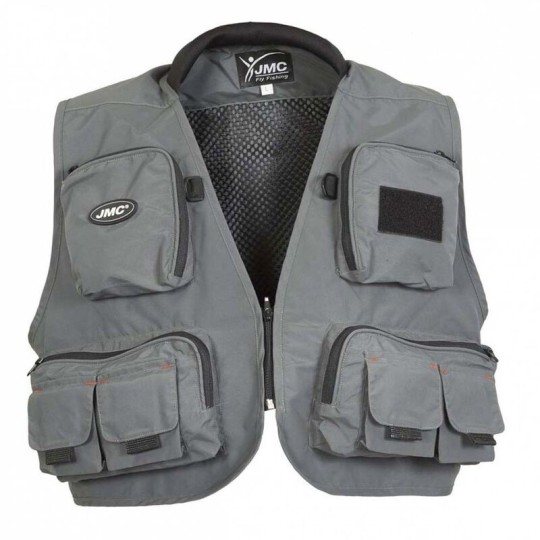 JMC Diplomat Grey V2 Fishing Vest - Child