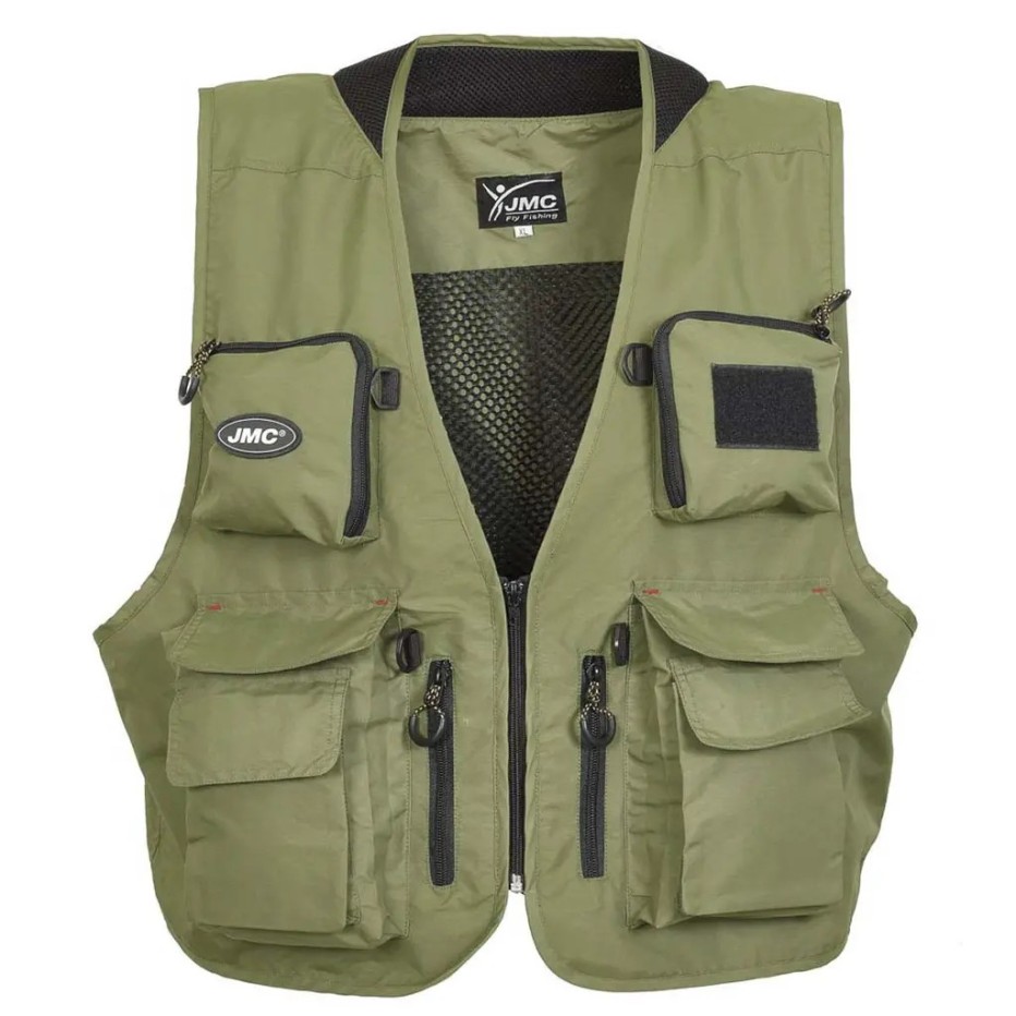 Gilet de pêche JMC Tradition V2 - Confort et praticité