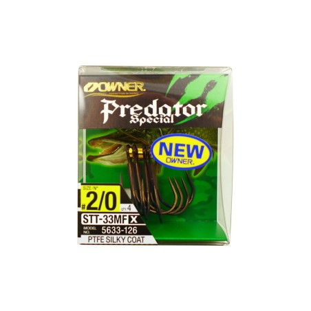 Triple Hook Owner STT-33MF Predator SP - Barbless